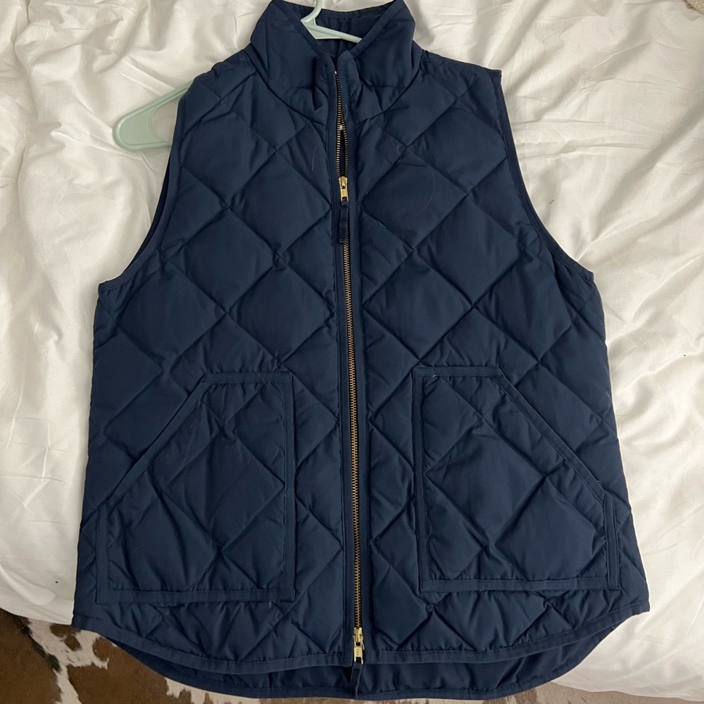 J Crew Quilted Womens Puffer Vest